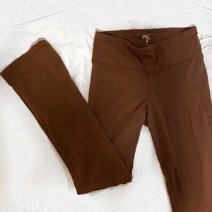 Brown Flared Leggings